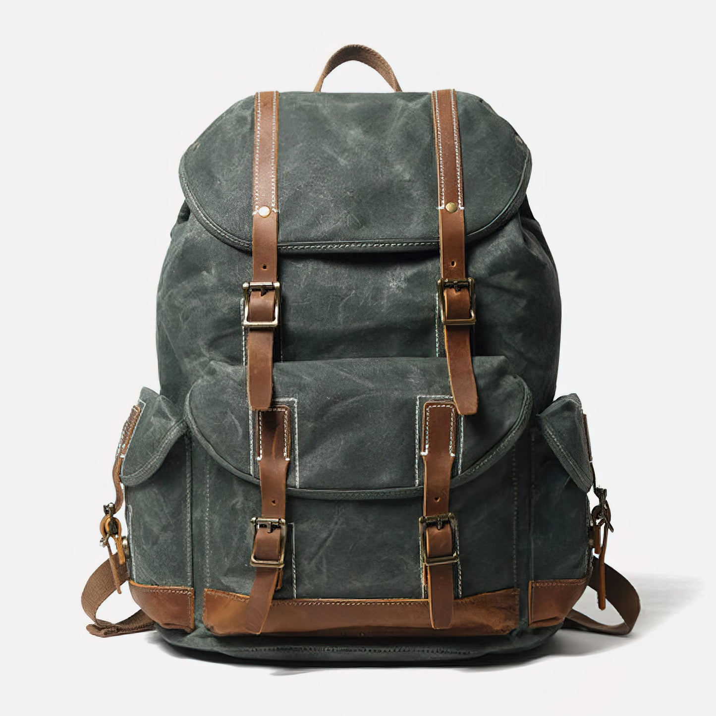 PaCanva Nostalgo - Vintage Waxed Canvas Backpack