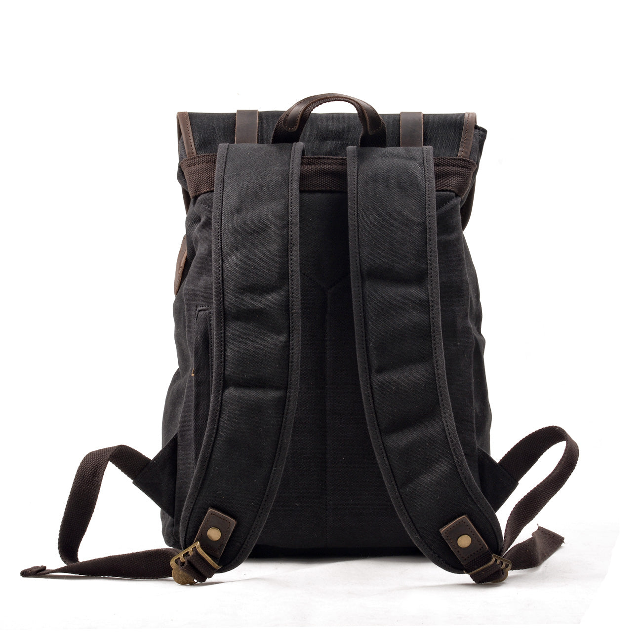 Waxed Canvas Vintage Laptop Backpack 20L
