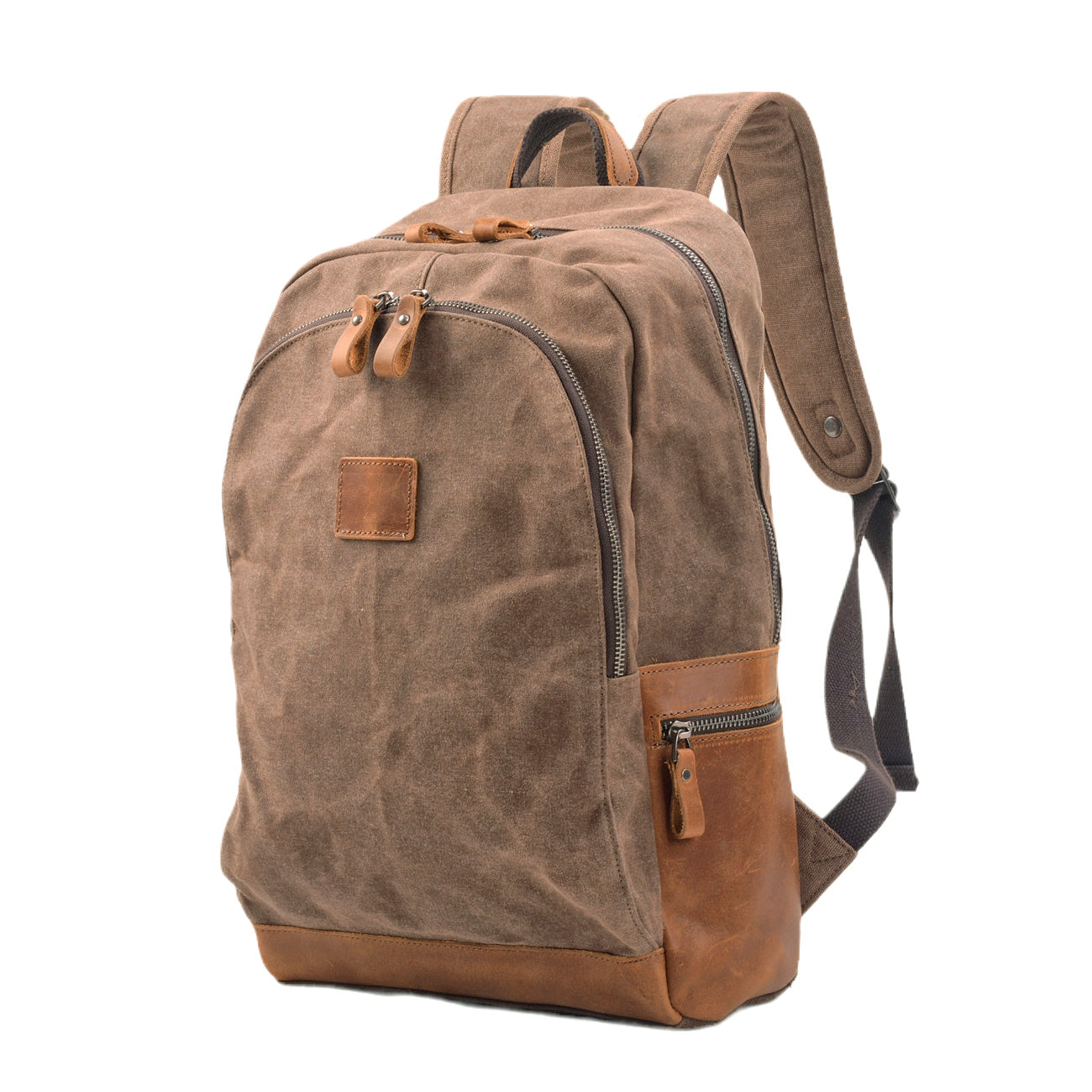 Waxed Canvas Travel Laptop Backpack 16L