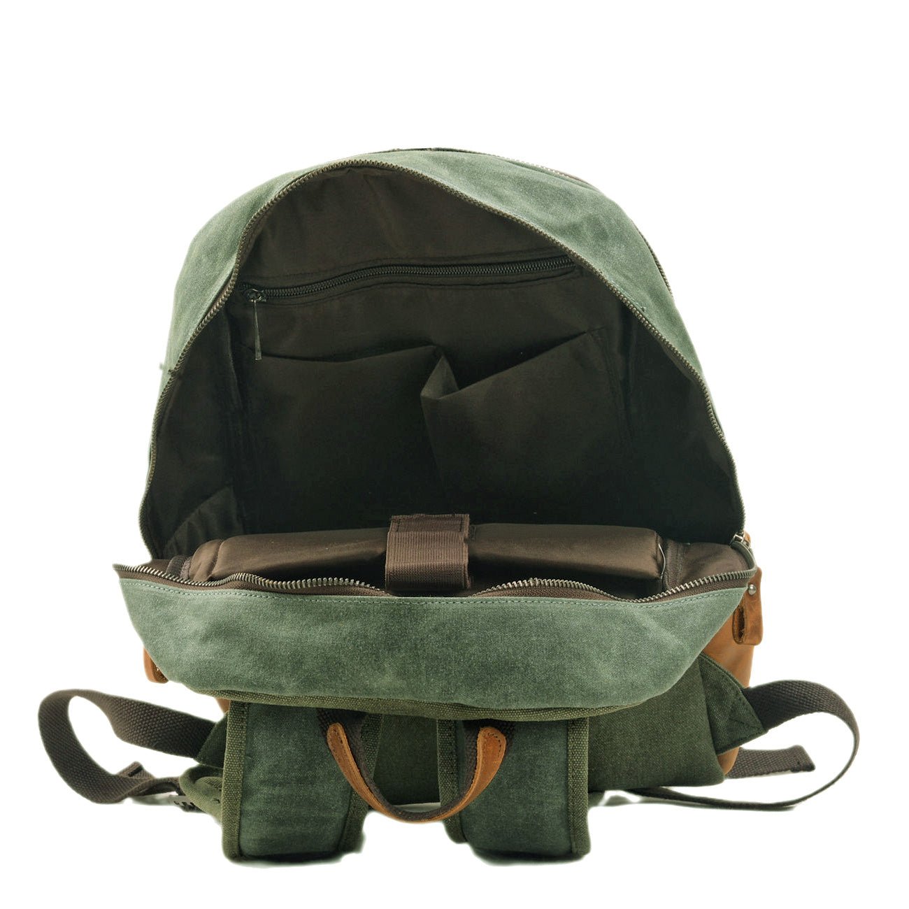 Waxed Canvas Travel Laptop Backpack 16L