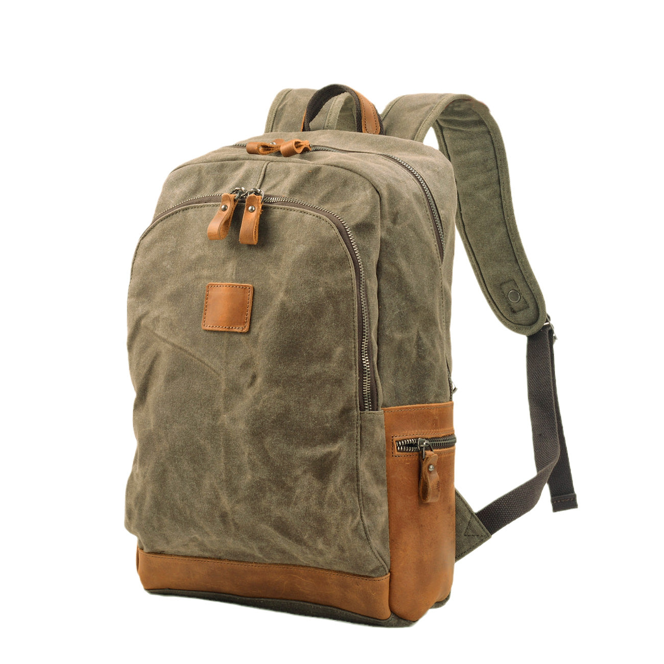 Waxed Canvas Travel Laptop Backpack 16L