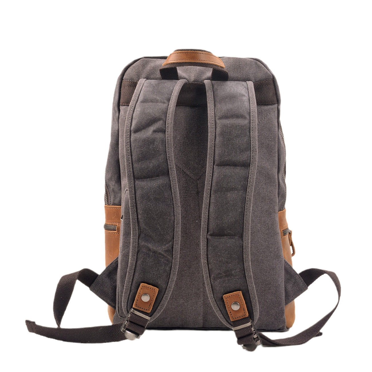 Waxed Canvas Travel Laptop Backpack 16L - Waterproof, Lightweight, With Laptop Compartment - Business, School, Work - Unisex PaCanva Waxed Canvas Travel Laptop Backpack 16L - Waterproof, Lightweight, With Laptop Compartment - Business, School, Work - Unisex PaCanva