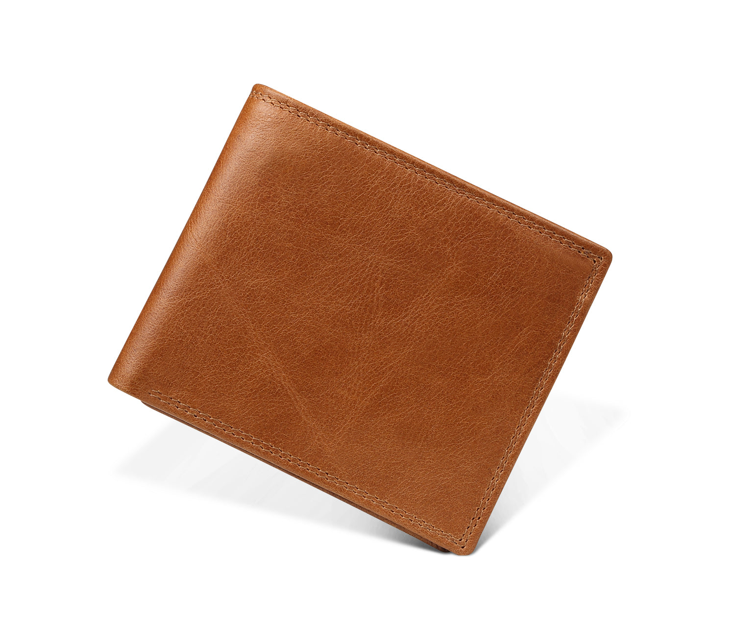 Slim Bifold Genuine Leather RDFI Wallet