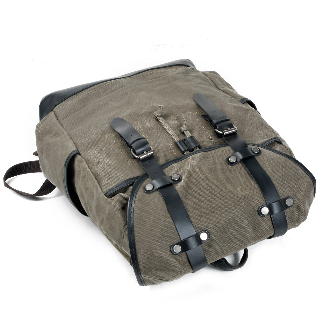 Vintage Waterproof Canvas Rucksack Backpack 28L
