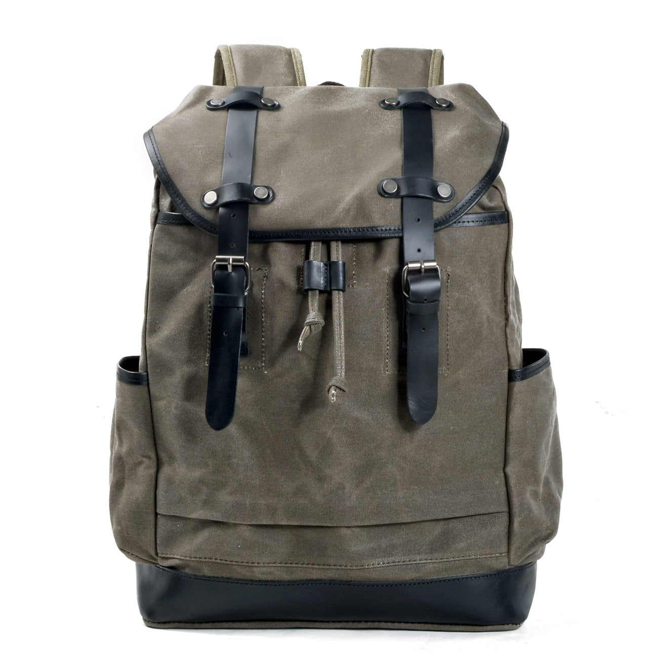 Vintage Waterproof Canvas Rucksack Backpack 28L