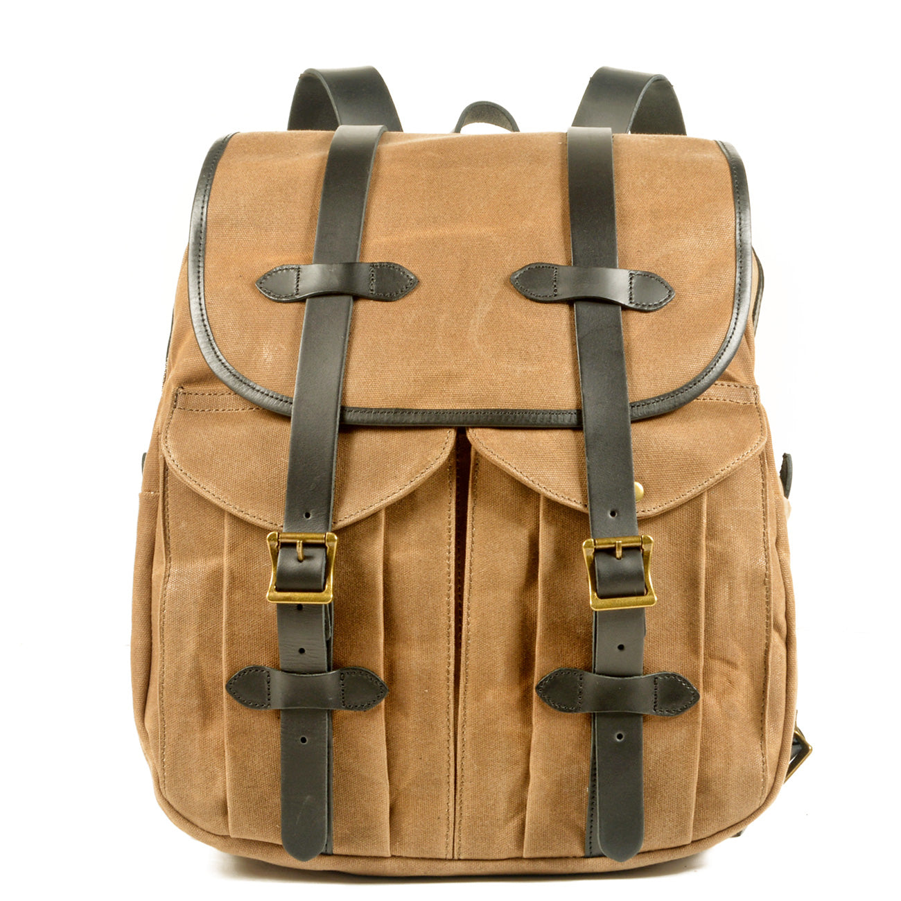 Vintage Waxed Canvas Leather Backpack 18L