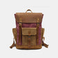 Vintage Waxed Canvas Laptop Backpack