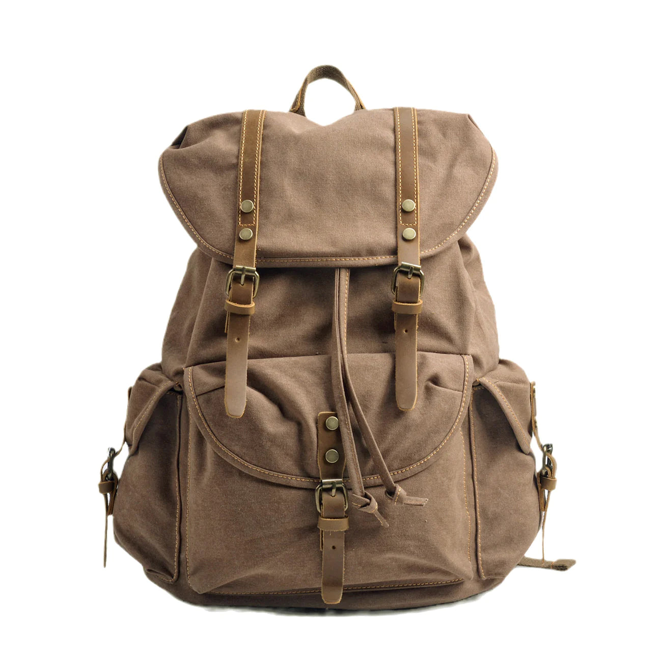 Vintage Large Laptop Canvas Backpack 28L