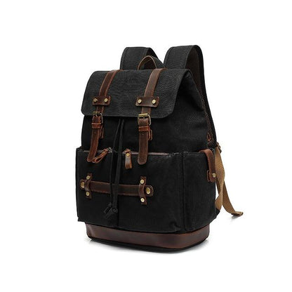 Vintage Waxed Canvas Laptop Rucksack