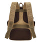 Padded mesh back panel and adjustable shoulder straps on the camera backpack