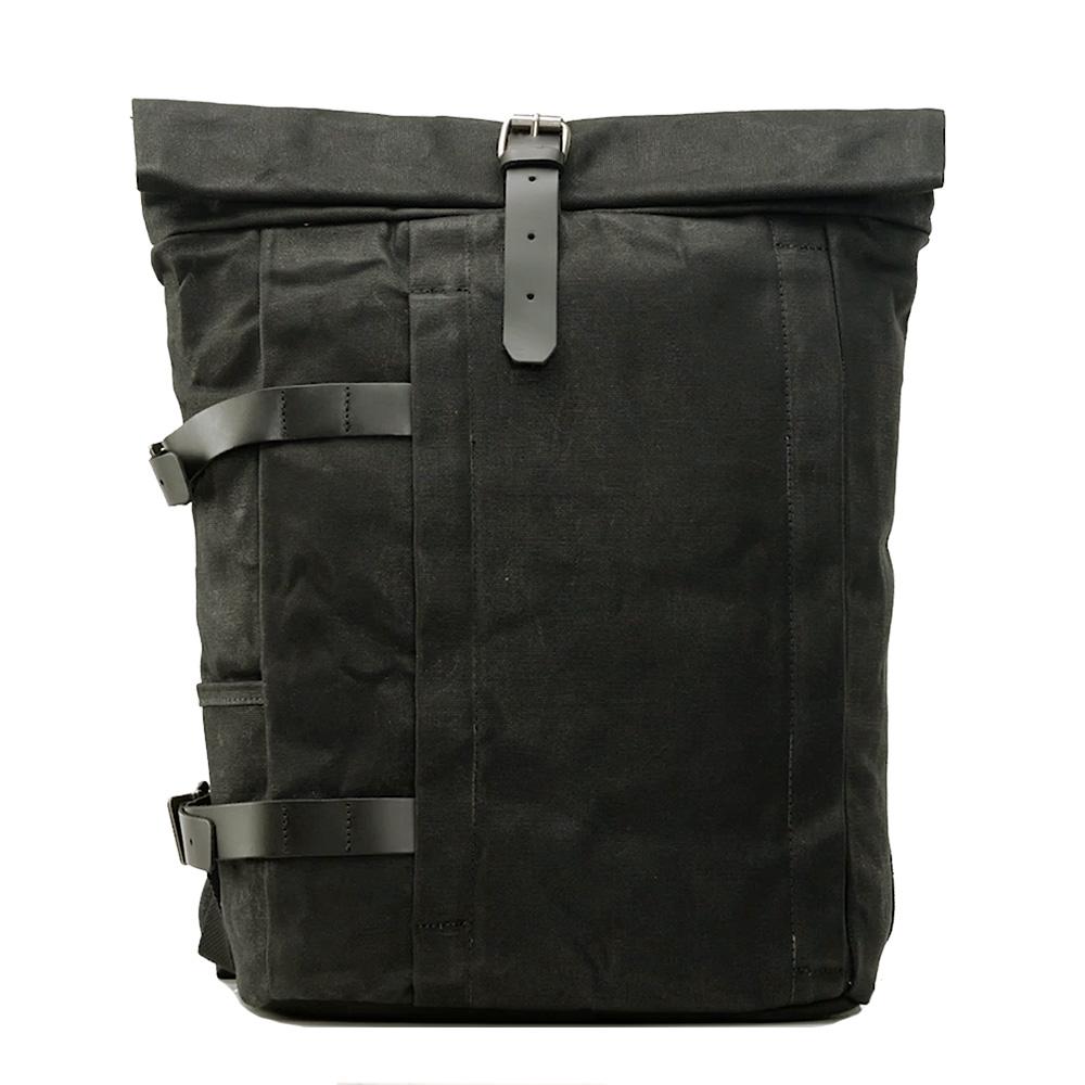 Waxed Canvas Roll Top Laptop Backpack