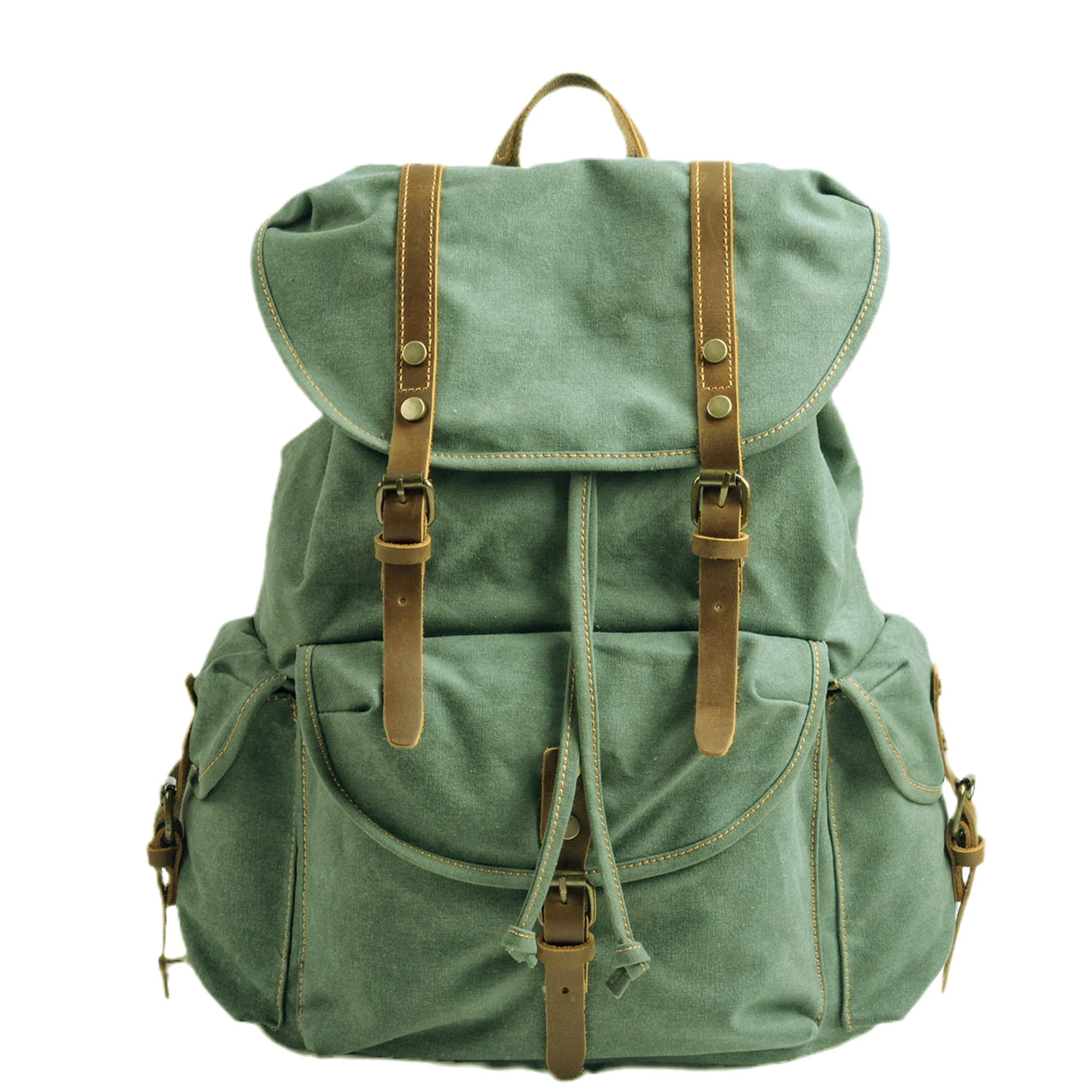 Vintage Large Laptop Canvas Backpack 28L