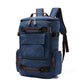 Blue - High Capacity Canvas Travel Backpack - PaCanva Companion