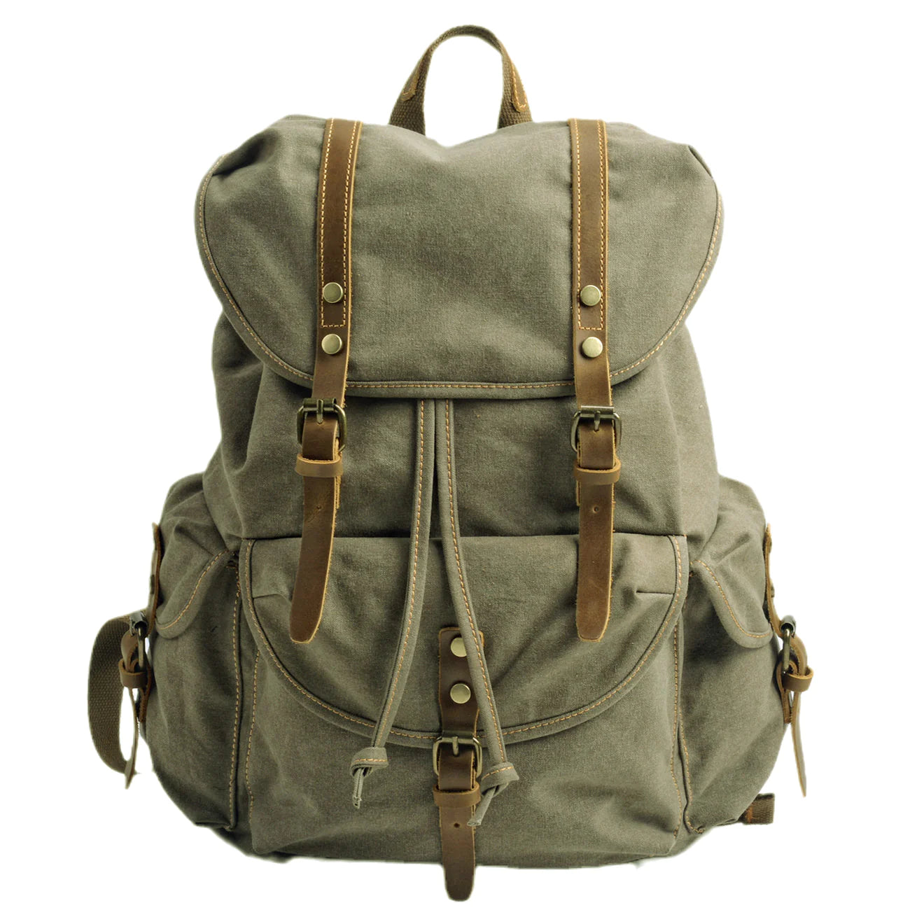 Vintage Large Laptop Canvas Backpack 28L