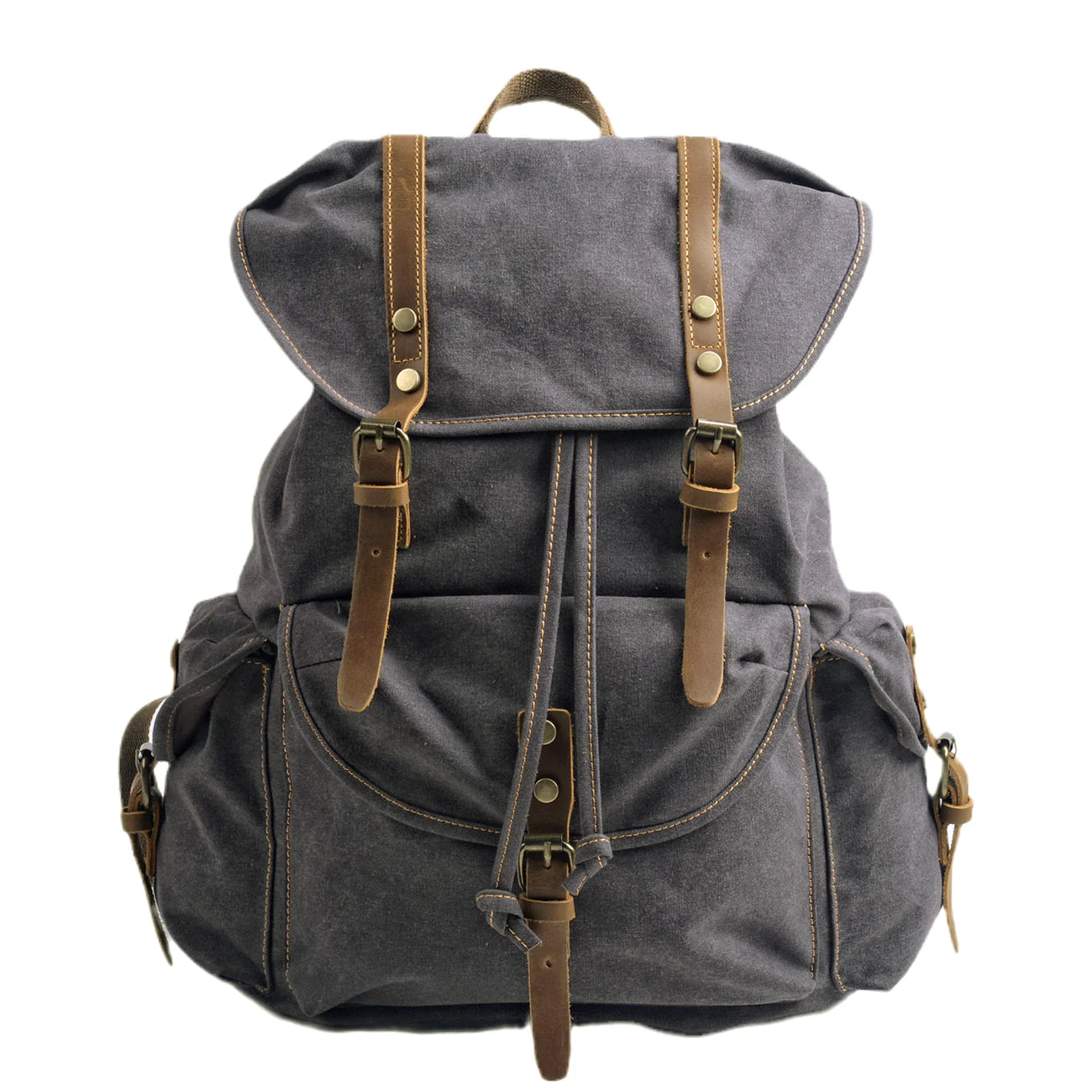 Vintage Large Laptop Canvas Backpack 28L